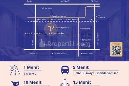 Jual Apartemen Murah Tanpa DP di Jakarta Barat - Vittoria Residence