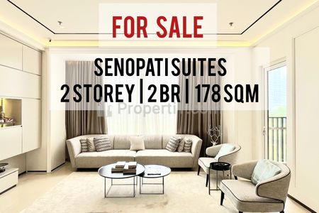 Jual Apartemen Senopati Suites 2 SCBD, Renovated, 2 Storey, 2BR, 178sqm, Ready To Move In, Direct Owner, Yani Lim 08174969303