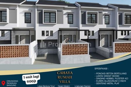 Dijual Rumah 2 Lantai Lokasi Strategis Lingkungan Asri Padasuka Cimuncang Bandung  Rumah di Cahaya Rumah Villa Cimuncang PADASUKA Bandung  8 nit Saja