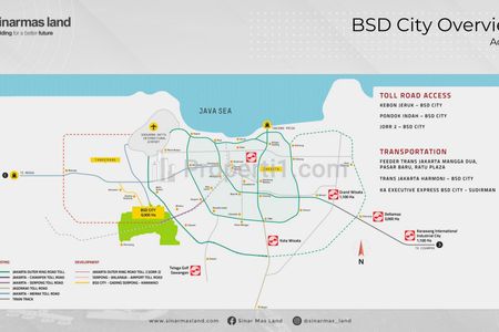 Dijual Tanah Kavling Lokasi Ramai di BSD City Tangerang