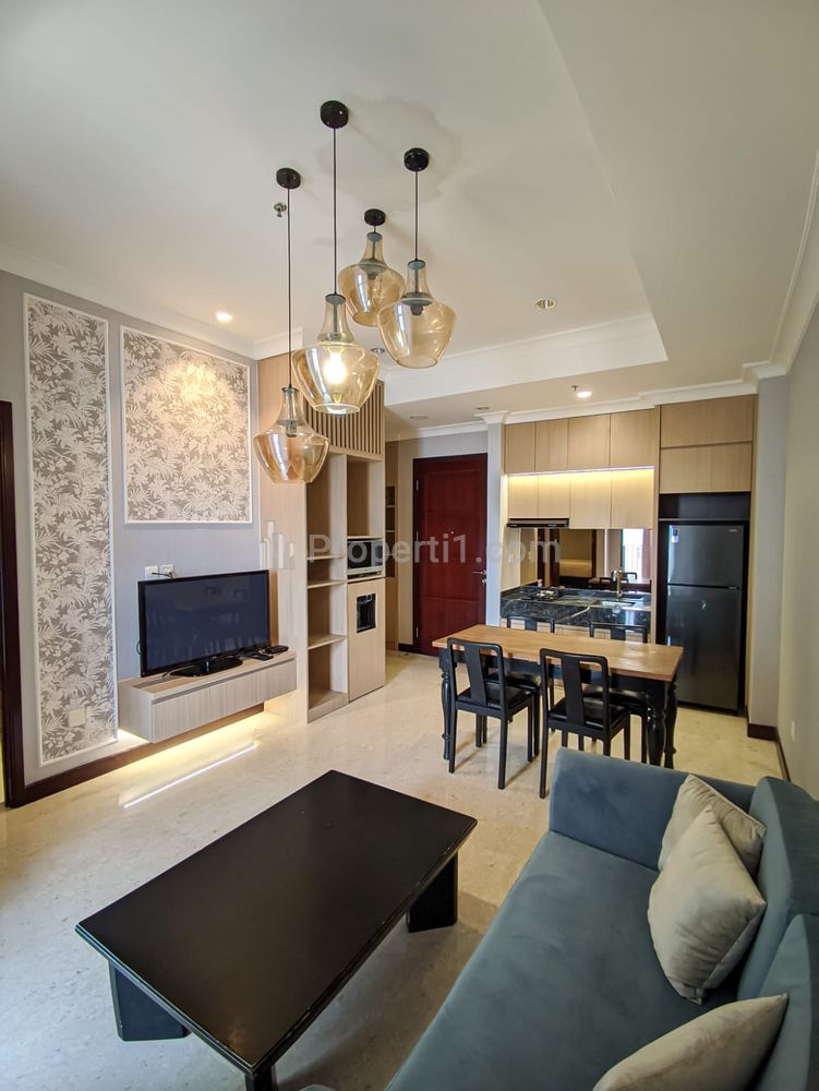 Sewa Apartemen Permata Hijau Suites 2BR - Modern Full Furnished - Dekat Kampus Binus Kemanggisan KL36117