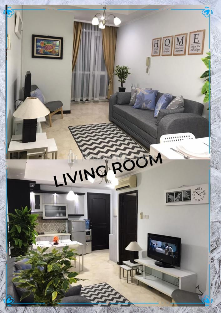 Disewakan Bellagio Residence Apartment Strategic Location in South Jakarta – 2 Bedrooms Full Furnished and Good Condition