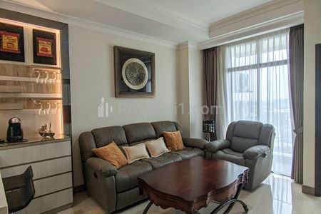 Sewa Apartemen Permata Hijau Suites 2BR - Modern Full Furnished - Dekat Kampus Binus Kemanggisan KL08149