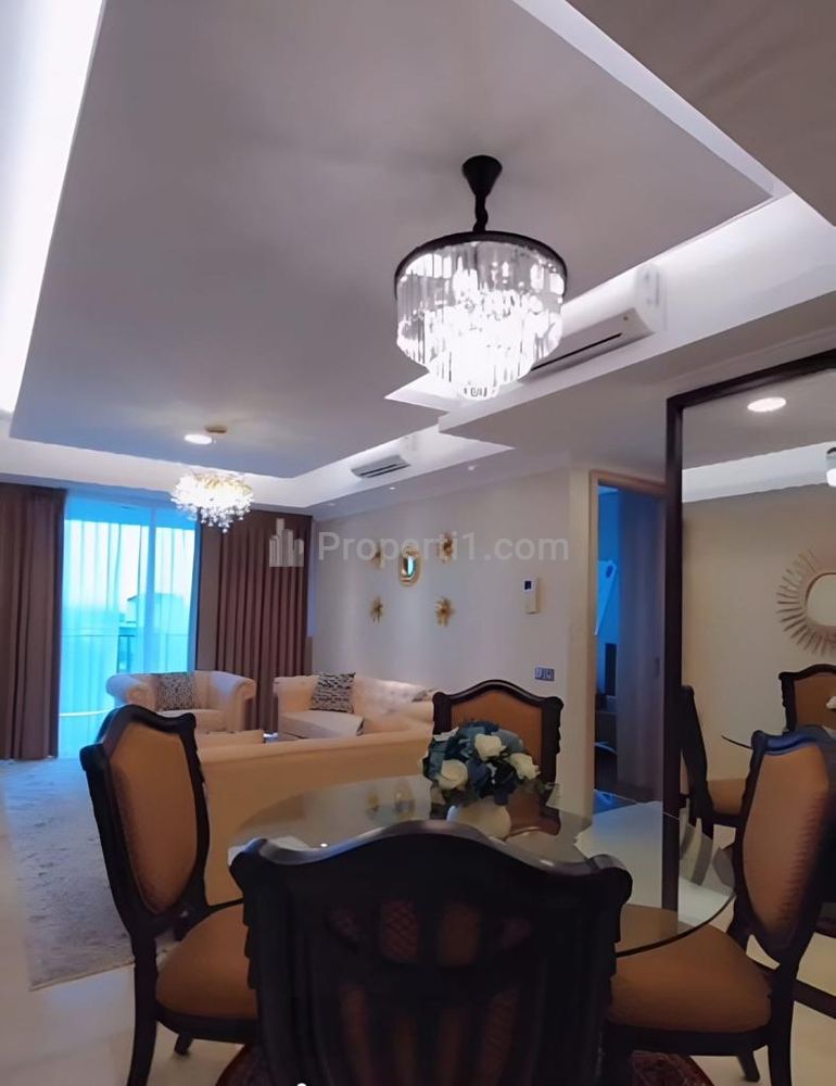 Jual Apartment Kemang Village Tower Cosmopolitan Type 2+1 Kamar Furnished, Mampang Prapatan Jakarta Selatan
