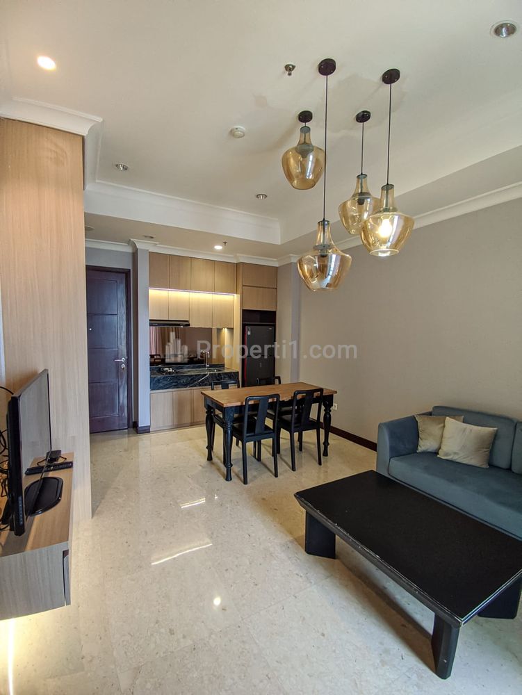Sewa Apartemen Permata Hijau Suites 2BR - Modern Full Furnished - Dekat Kampus Binus Kemanggisan KL36117