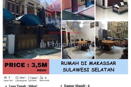 Dijual Rumah di Makassar, Sulawesi Selatan