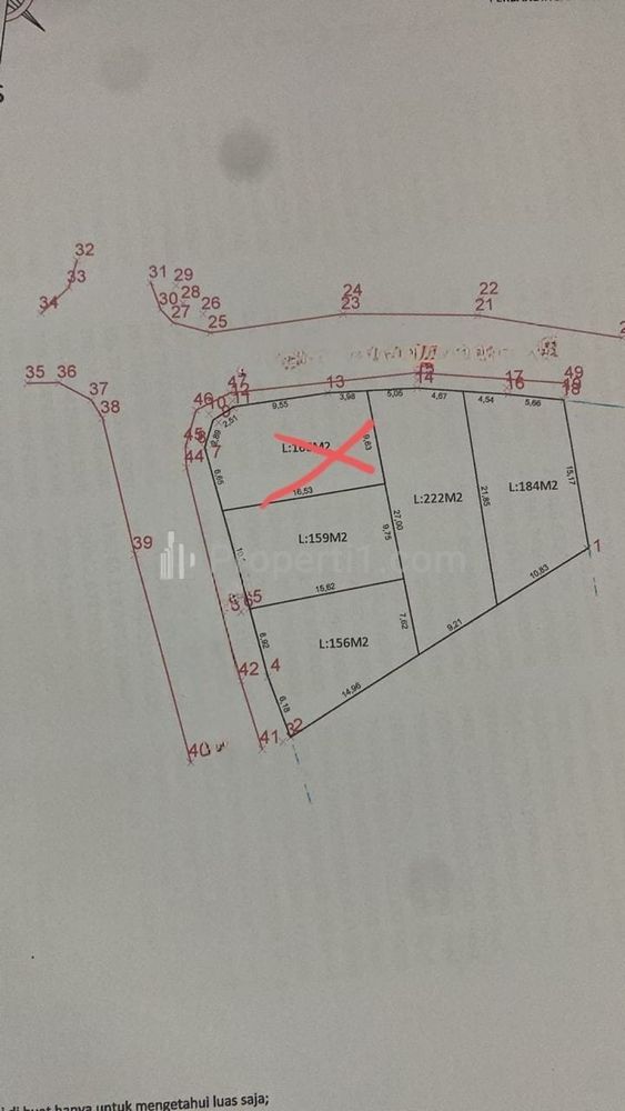 Tanah Dijual Ada 4 Kavling Dalam Komplek Cinere Indah