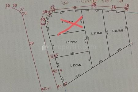 Tanah Dijual Ada 4 Kavling Dalam Komplek Cinere Indah