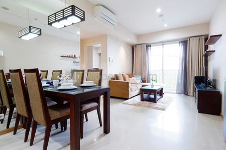 Sewa Apartemen Casa Grande Residence Tower Mirrage - 2 BR Fully Furnished, Selangkah ke Mall Kota Kasablanka