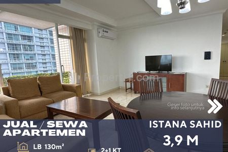 Dijual Murah Apartemen Istana Sahid 2 Kamar Tidur Full Furnished