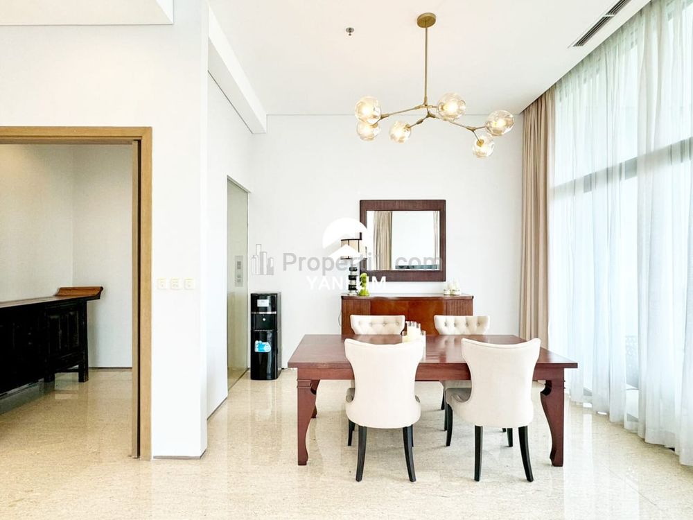 Senopati Suites Apartemen Disewakan, 3+1BR, 196sqm, Furnished, Ready to Move In