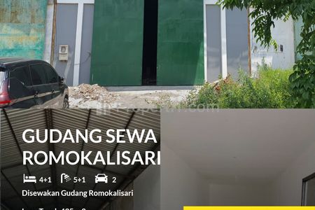 Disewakan Gudang di Romokalisari Benowo Surabaya - Siap Pakai, Akses Mudah, Lokasi Strategis