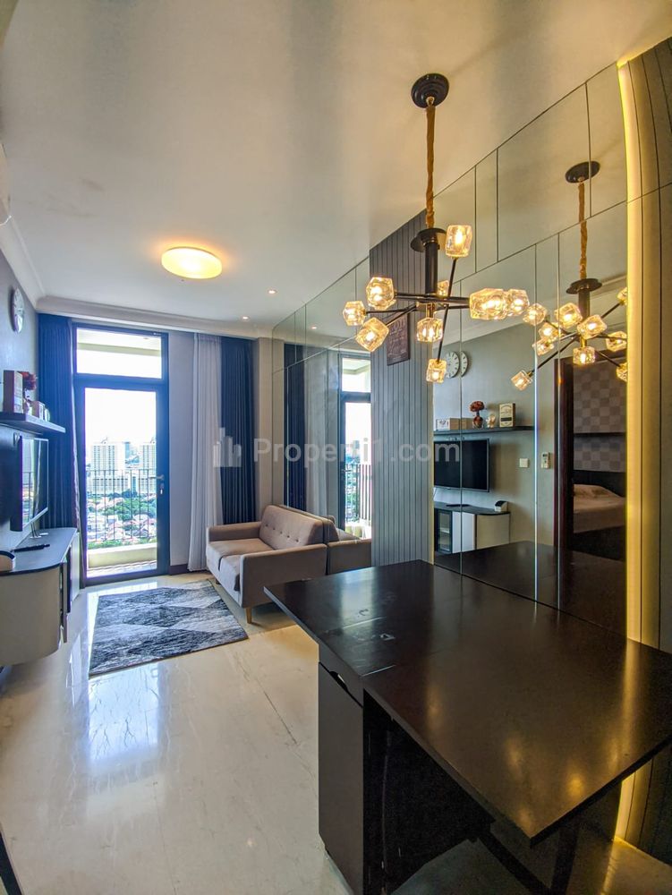 Disewakan Apartemen Permata Hijau Suites Tipe 1 BR Kondisi Fully Furnished