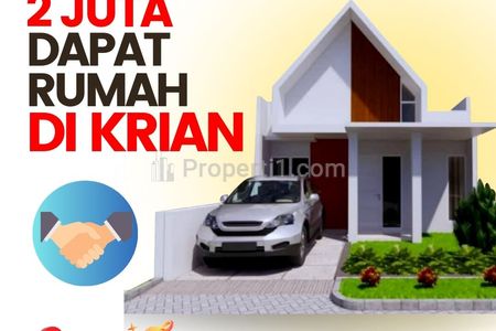 Dijual Rumah Starland Regency Krian Sidoarjo Cukup 2 Juta Bisa Punya Rumah