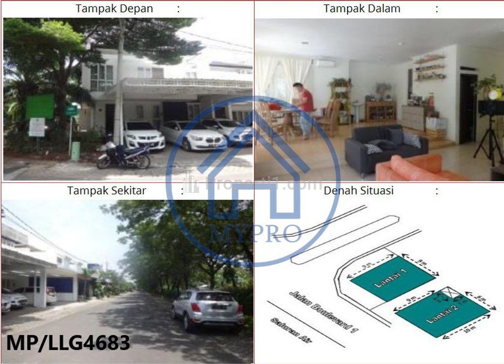 Dijual Rumah Green Court 2 Lantai BEST PRICE di Cengkareng Jakarta Barat