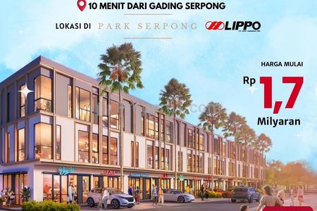 Dijual Ruko 3 Lantai di Park Serpong Hive Parkhills Hadap Jalan Semua - Tangerang