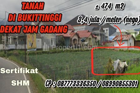 Jual Tanah di Bukittinggi di Bawah NJOP 