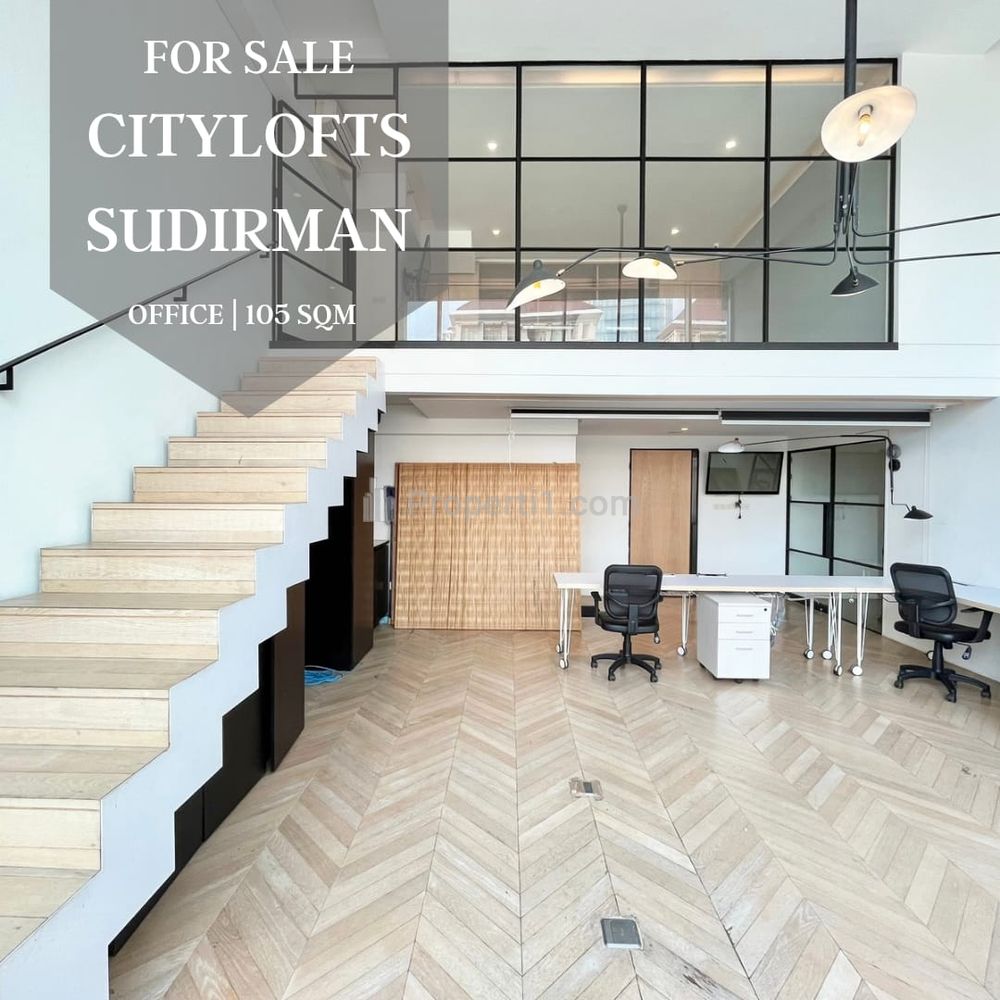 Jual Apartemen Kantor Cityloft Sudirman 105sqm, Furnished, Bisa Domisili, SIUP, TDP, Direct Owner- Yani Lim 08174969303