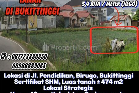 Tanah murah di Bukittinggi