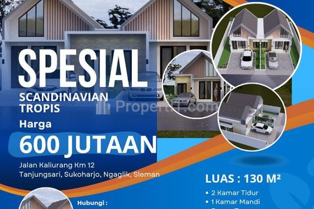 Dijual Cluster Rumah Modern Scandinavian Dekat Kampus UII, Sleman