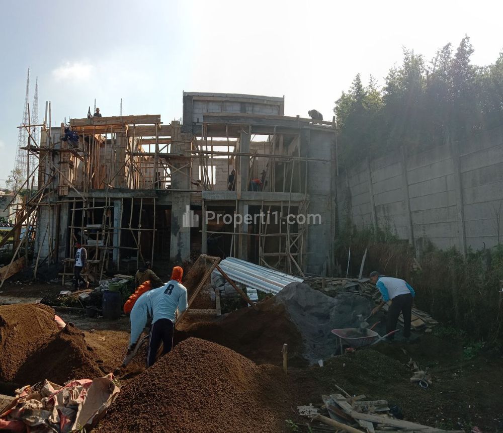 Harga Promo Termurah Jual Rumah 2 Lantai Suasana Villa Mewah Modern di Cisarua Bandung