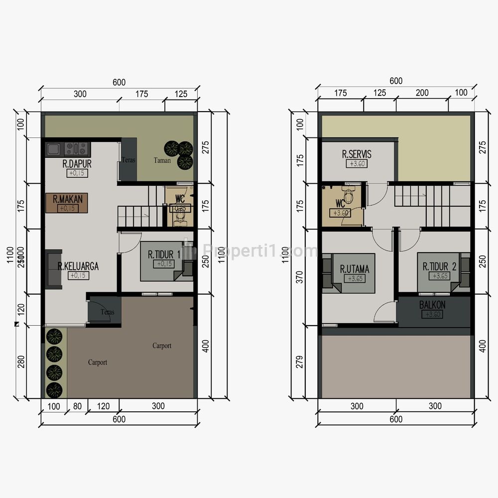Rumah Dijual DP 0% dan Bebas Biaya-Biaya HAFUZA RESIDENCE SERPONG