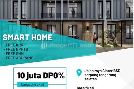 Rumah Dijual DP 0% dan Bebas Biaya-Biaya HAFUZA RESIDENCE SERPONG