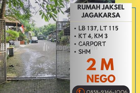 Jual Rumah 2 Lantai di Jaksel Ciganjur Jagakarsa, Dekat ke M Kahfi 1