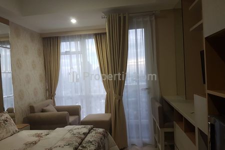 Disewakan Apartemen Menteng Park Jakarta Pusat Tower Diamond - Studio Full Furnished, dekat Taman Ismail Marzuki dan Cikini