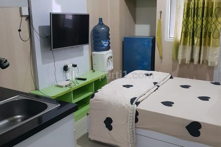 Apartemen Disewakan Unit Studio Full Furnished Siap Huni Keamanan 24 Jam di Green Pramuka City