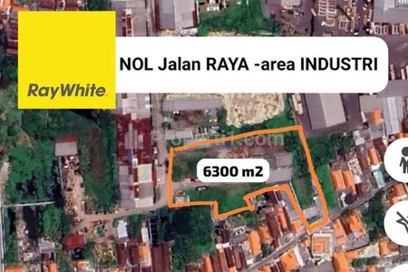 Disewakan Tanah Kavling 3800 m2 diJalan Raya Gilang - Kec. Taman - Sidoarjo - JATIM -STRATEGIS Nol Jalan Raya Cocok Buat Parkiran Mobil, Truk, Bus dll