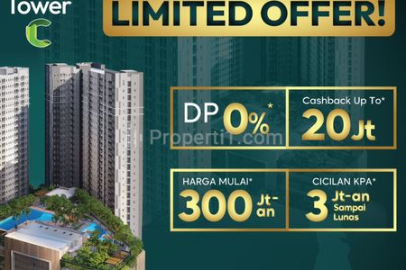 Dijual Apartemen Emerald Bintaro DP 0% Cicilan 1,9 Jutaan