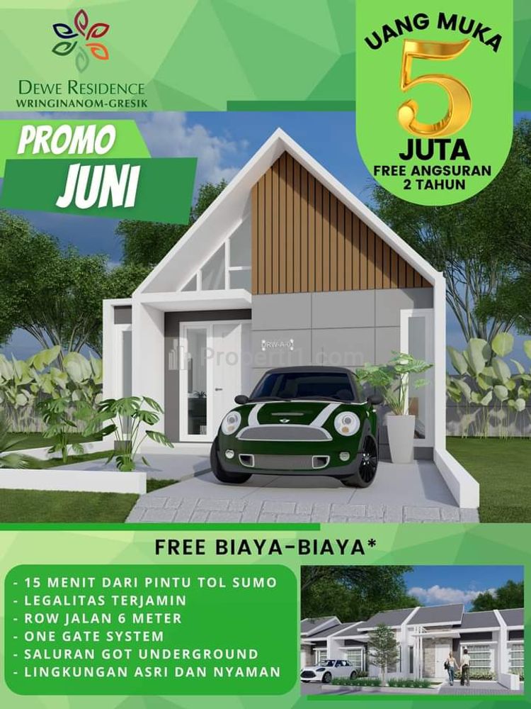 Dijual Rumah Baru di Wringin Anom Gresik