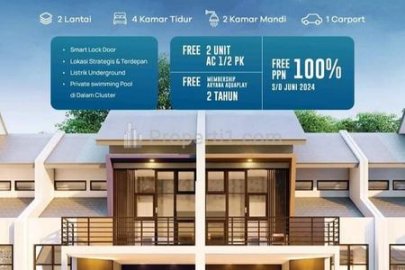 Jual Rumah Nempel di Lippo Karawaci Tangerang