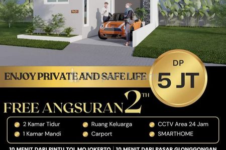 Dijual Rumah Baru di Dlanggu Mojokerto