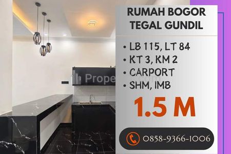 Jual Rumah Bogor Tegal Gundil 2 Lantai Terbaru Cakep Dekat Terminal Baranangsiang