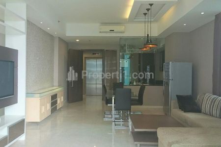 Sewa Apartemen Kemang Village Residence, Jakarta Selatan – Tower Ritz 2+1 BR Luas 148sqm Private Lift Full Furnish