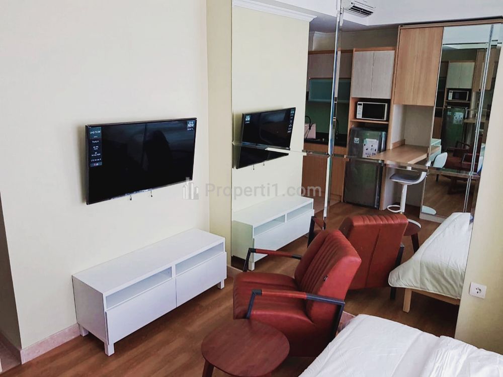 For Rent Apartment Menteng Park - Studio Furnished Best Unit Jakarta Pusat