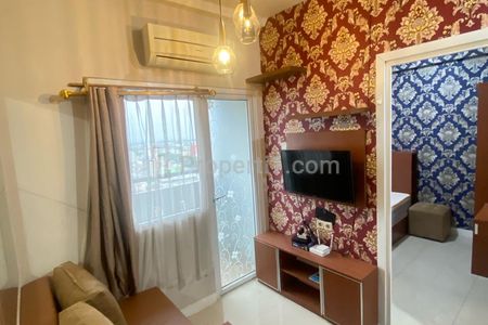 Sewa Apartemen Green Pramuka City 2 BR Full Furnished Siap Huni