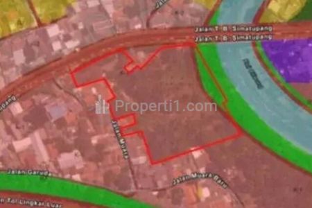 Jual Tanah 1,3 Hektar di TB Simatupang Tanjung Barat, Pasar Minggu, Jakarta Selatan