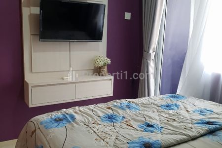 Disewakan Bulanan Unit Tipe Studio Green Pramuka City Kondisi Furnished