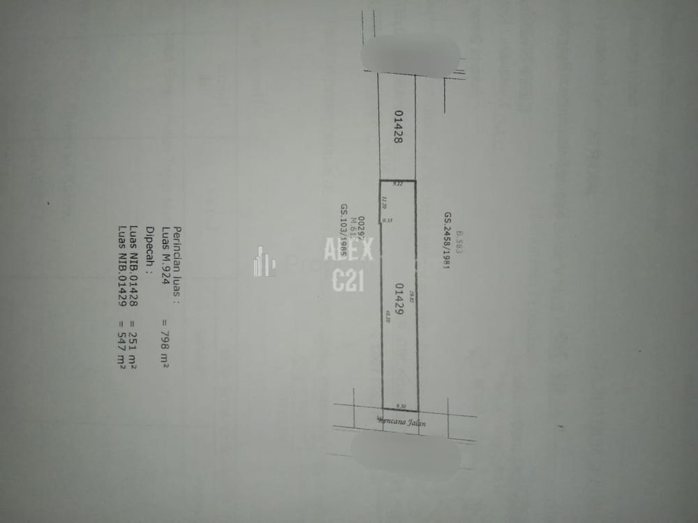 Dijual Rumah di Jl. Mangga Besar, Taman Sari, Jakarta Barat