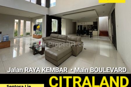 Dijual Rumah Raya Citraland Utama Surabaya Barat - Luas 541 m2 - Mewah Modern RAYA KEMBAR Utama Komersial Area Cocok buat Segala Usaha / Rumah Tinggal