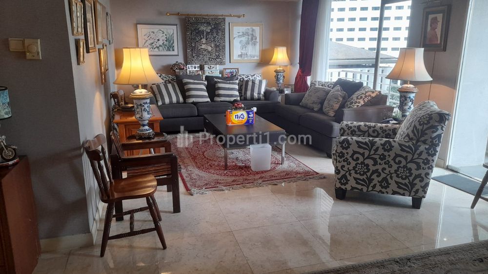 For Sale Apartment Istana Sahid Sudirman 3+1BR Fully Furnished