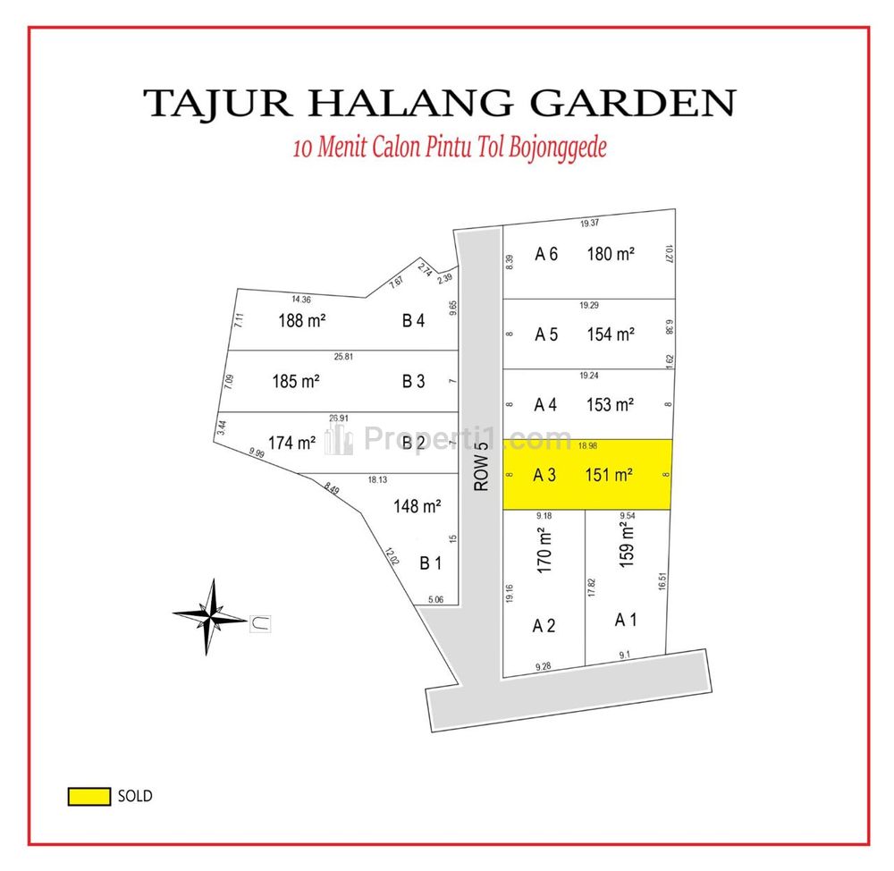 Dijual Tanah Kavling Murah Mulai 1,8 Jt-an, Bisa Cicil 12X Tanpa Bunga di Tajurhalang, Bogor