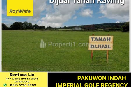 Dijual Tanah Kavling Pakuwon Indah Imperial Golf Regency AB 5 - Hunian Mewah Golf Area Surabaya Barat - Dekat Graha Family, Citraland