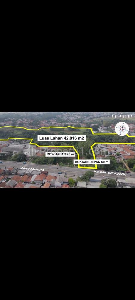 Dijual Jarang Ada Lahan Langka Murah Harga di Bawah Appraisal di Sukaraja Bogor