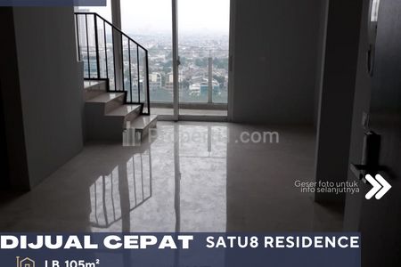 Jual Apartemen Satu8 Residence Type 2+1 BR dengan View Kota yang Bagus