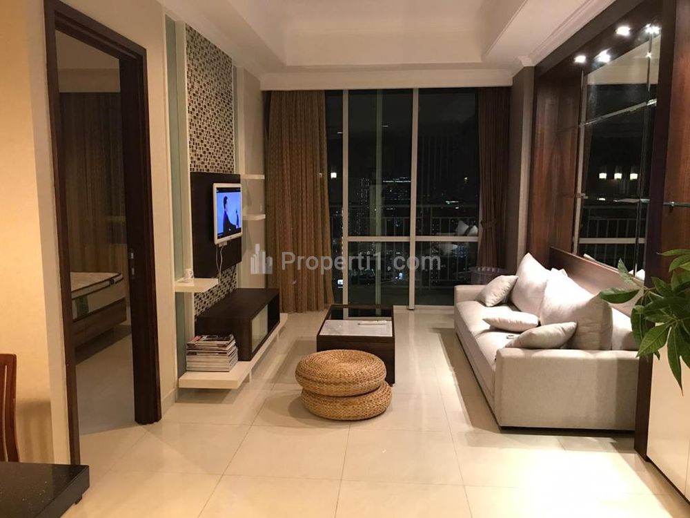 Sewa Apartemen 1BR Full Furnished di Denpasar Residence Connecting Mall Kuningan City