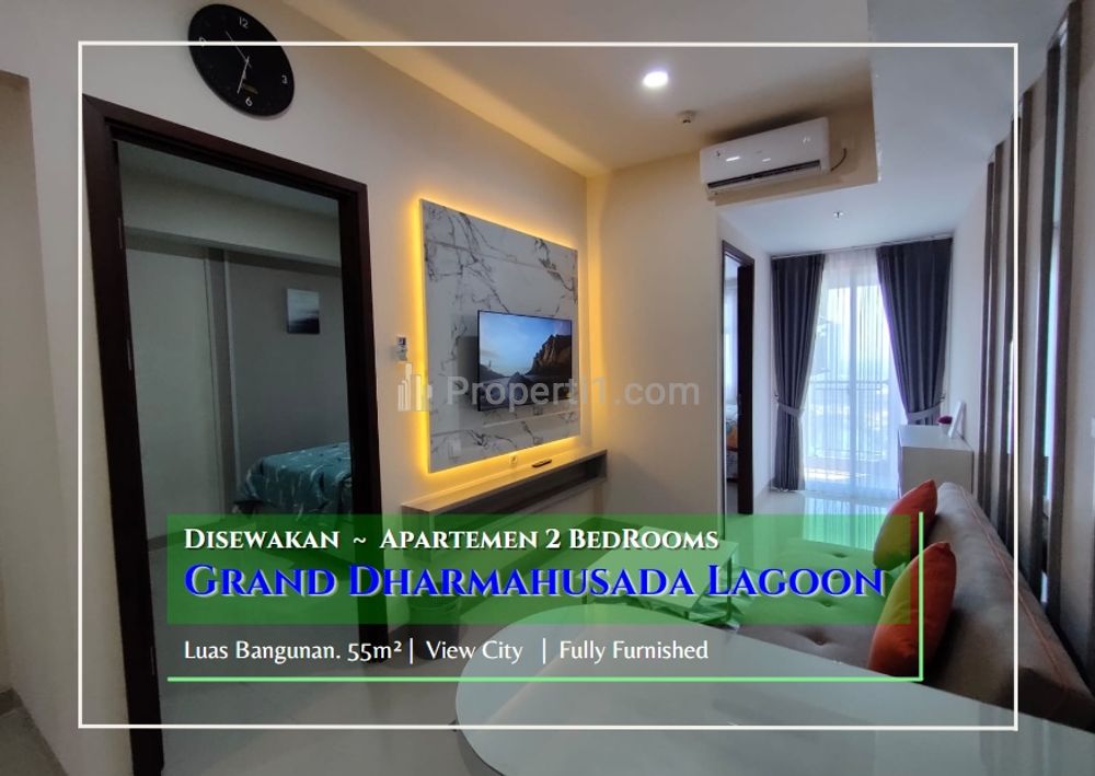Disewakan Apartemen 2 Kamar di Grand Dharmahusada Lagoon Surabaya Timur